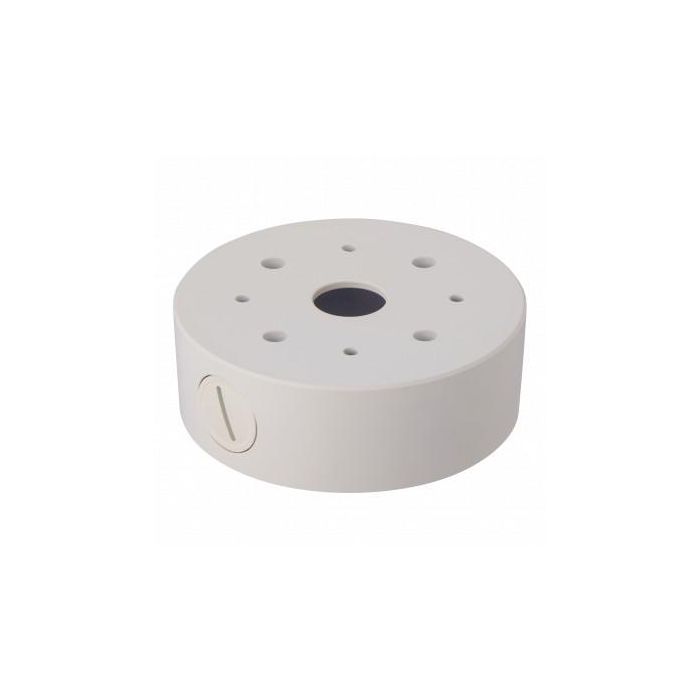 Hanwha SBV-116B Caja de conexiones para cámara domo, Soporte colgante de aluminio, Color marfil
