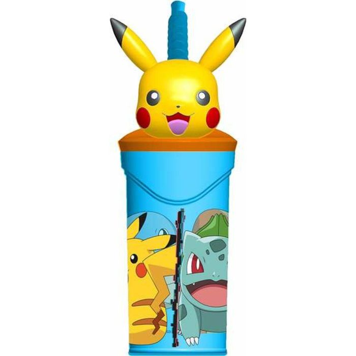 Vaso con figura 3D pokemon distorsion 360 ml.