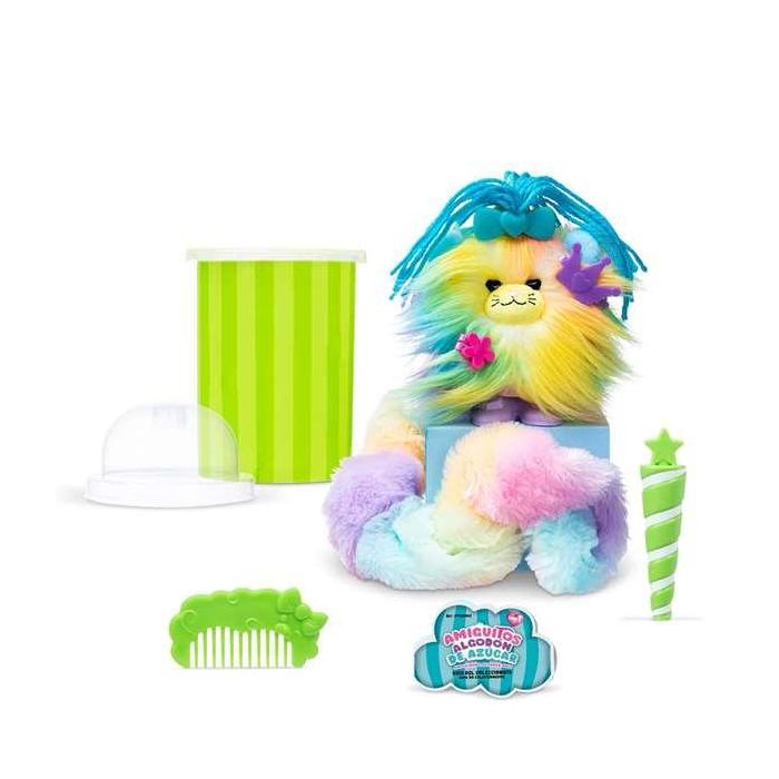 Juego peluche amiguitos algodón de azúcar.gira y agita el cono, descubrirás un peluche al que peinar, y customizar - modelos surtidos Juego peluche amiguitos algodón de azúcar.gira y agita el cono, descubrirás un peluche al que peinar, y customizar - modelos surtidos