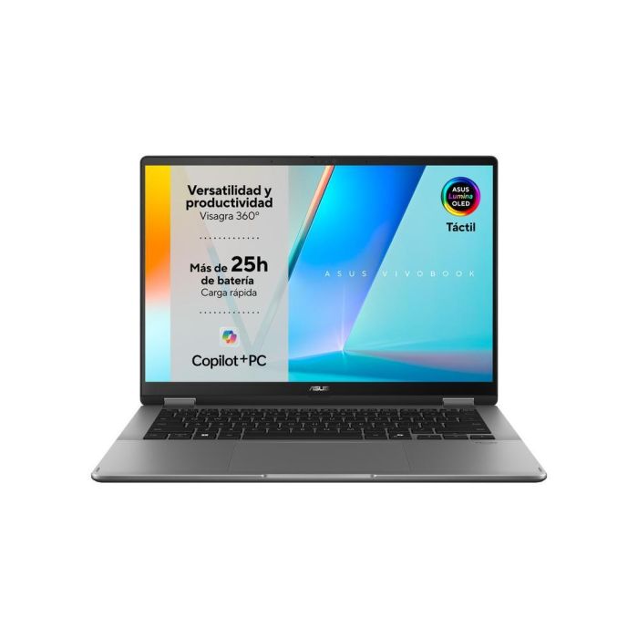 Asus Vivobook Flip OLED TP3407Sa - QL064 W - Portátil Convertible 14" Intel Core Ultra 7 32GB RAM 1TB SSD 1 Asus Vivobook Flip OLED TP3407Sa - QL064 W - Portátil Convertible 14" Intel Core Ultra 7 32GB RAM 1TB SSD 1