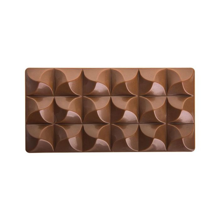 Quttin Molde Para Chocolate Surtido 17.5 cm Ancho x 2.5 cm Alto x 27.5 cm Largo (12 Unidades)