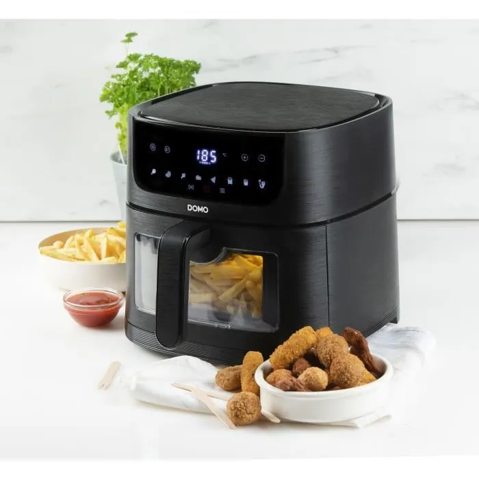 Domo DO540FR Freidora de Aire Caliente, 6L, Pantalla Digital, 8 Programas, Deli-Fryer 5 Domo DO540FR Freidora de Aire Caliente, 6L, Pantalla Digital, 8 Programas, Deli-Fryer 5