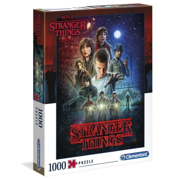 CLEMENTONI Puzzle Poster Stranger Things Temporada 1 1000 piezas 69x50cm