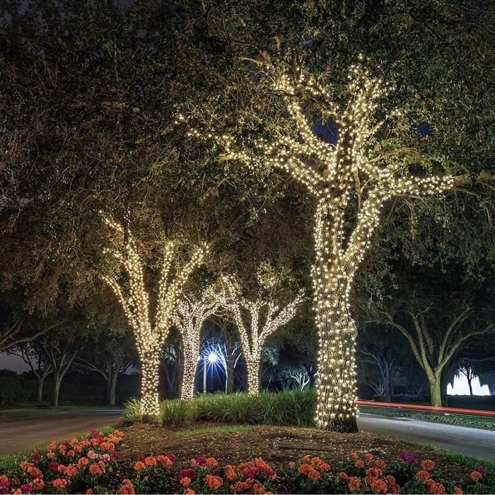 LUMI GARDEN Yogy Guirnalda de luz solar solar - Luz blanca cálida solar - 200 LED - 1700 cm 4 LUMI GARDEN Yogy Guirnalda de luz solar solar - Luz blanca cálida solar - 200 LED - 1700 cm 4