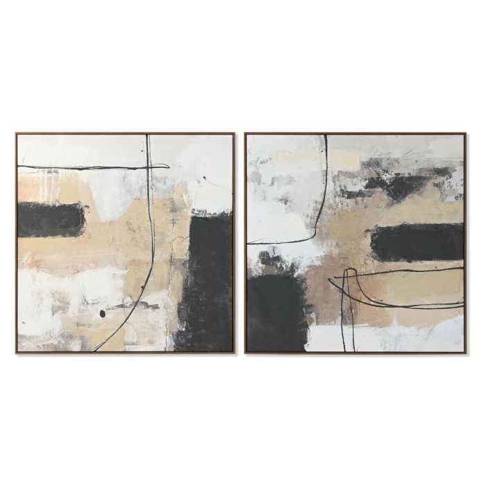 Cuadro Home ESPRIT Negro Dorado Abstracto Urbano 100 x 4 x 100 cm (2 Unidades) 0 Cuadro Home ESPRIT Negro Dorado Abstracto Urbano 100 x 4 x 100 cm (2 Unidades) 0