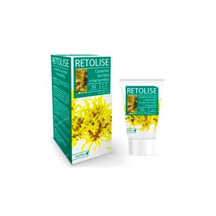 DIETMED Retolise Crema 50ml Bálsamo Protector del Perú Castaño de Indias Caléndula Hamamelis Alivio Hemorroides