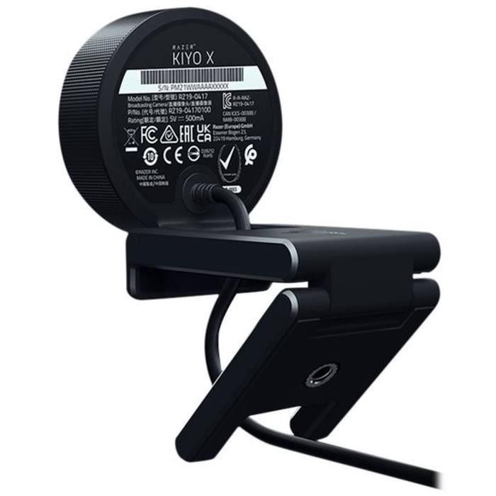 Razer Kiyo X Webcam 2.1 Mp 1920 X 1080 Pixels USB 2.0 Black 1 Razer Kiyo X Webcam 2.1 Mp 1920 X 1080 Pixels USB 2.0 Black 1