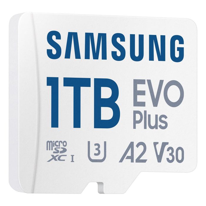 Samsung Tarjeta Memoria Micro SD EVO Plus 1TB microSDXC Clase 10 UHS-I U3 Velocidad 160MB/s con Adaptador SD 2