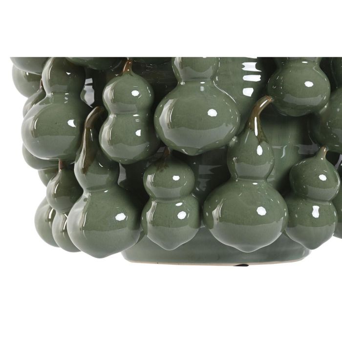DKD Home Decor Jarrón Decorativo Tropical de Gres con Diseño de Calabaza, Color Verde, Medidas: Ancho 30 cm, Alto 23 cm, Profundidad 30 cm 1 DKD Home Decor Jarrón Decorativo Tropical de Gres con Diseño de Calabaza, Color Verde, Medidas: Ancho 30 cm, Alto 23 cm, Profundidad 30 cm 1