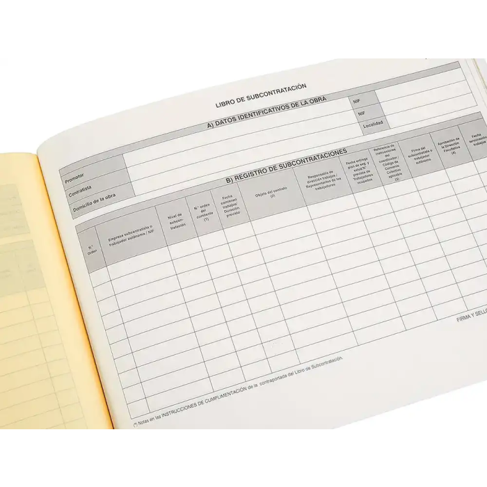 Liderpapel Subcontratacion Juego 10 Hojas Autocopiativas Tamaño Folio 4
