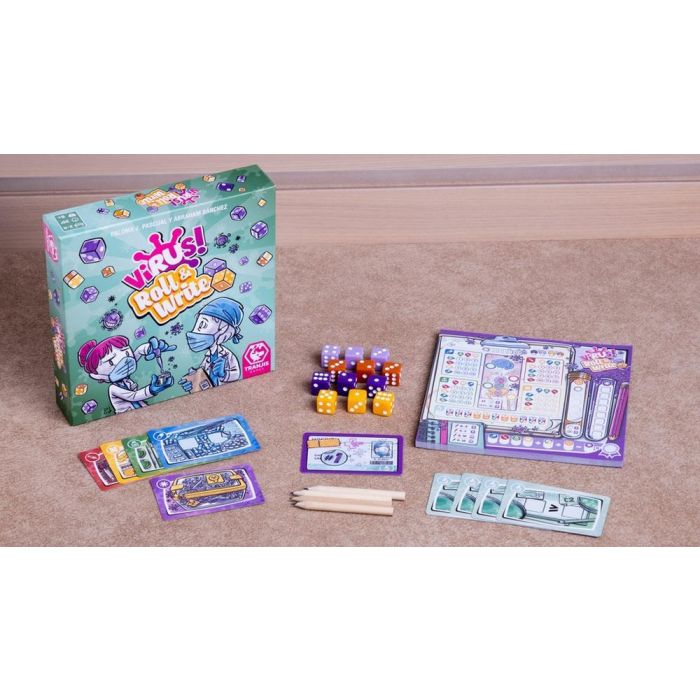 Juego Mesa Virus! Roll & Write 4
