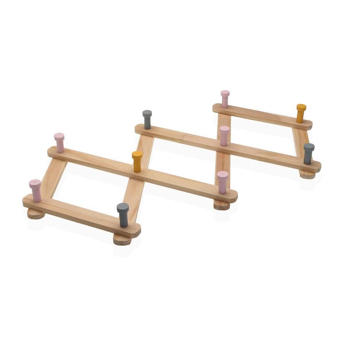 Perchero Expandible De Pared De Madera Versa 10X5CM (2 Unidades) Perchero Expandible De Pared De Madera Versa 10X5CM (2 Unidades)