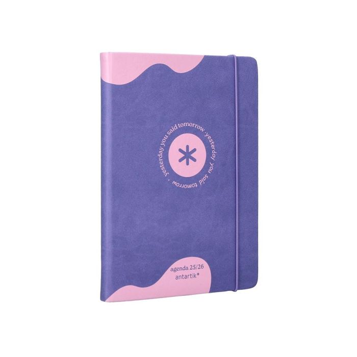 Agenda Escolar Antartik 25-26 Encuadernada Ggo! Simil Piel Morado Semana Vista A5 Bilingüe Papel Fsc 80 gr 4 Agenda Escolar Antartik 25-26 Encuadernada Ggo! Simil Piel Morado Semana Vista A5 Bilingüe Papel Fsc 80 gr 4