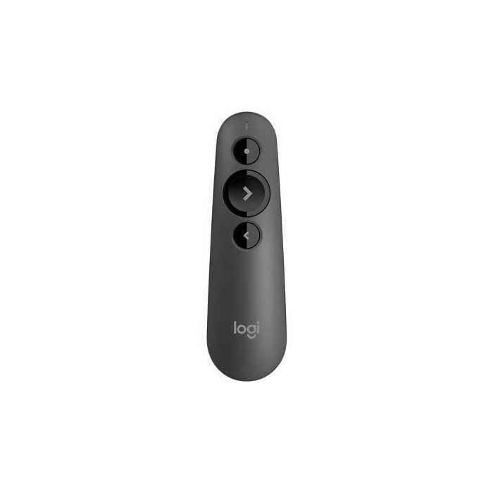 PRESENTADOR INALÁMBRICO LOGITECH R500 NEGRO - BT/2.4GHZ - 3 BOTONES - PUNTERO LÁSER ROJO - ALCANCE 20M - 1*AAA PRESENTADOR INALÁMBRICO LOGITECH R500 NEGRO - BT/2.4GHZ - 3 BOTONES - PUNTERO LÁSER ROJO - ALCANCE 20M - 1*AAA