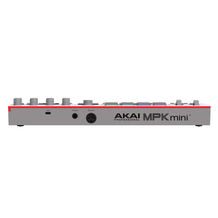 Akai Professional MPK Mini IV Controlador MIDI Blanco/Gris 2