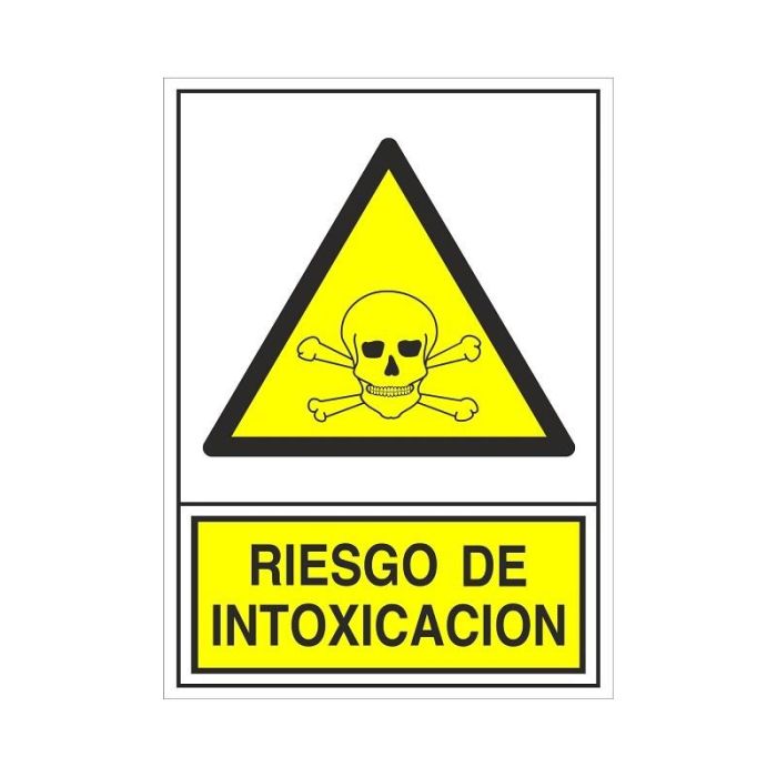 DUVER Señal Riesgo de Intoxicación Plástico 420x297mm