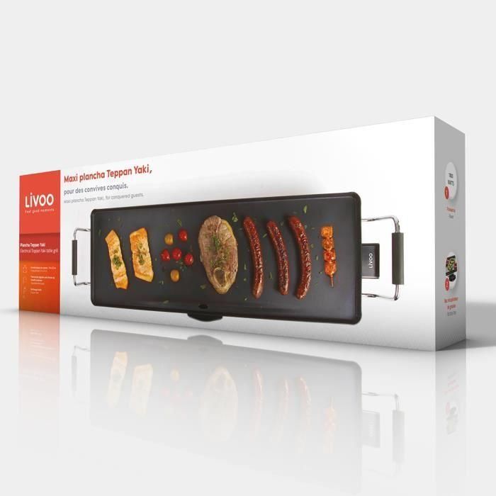 Livoo DOM182 - Plancha Teppan Yaki, Grill 70 cm 2 Livoo DOM182 - Plancha Teppan Yaki, Grill 70 cm 2