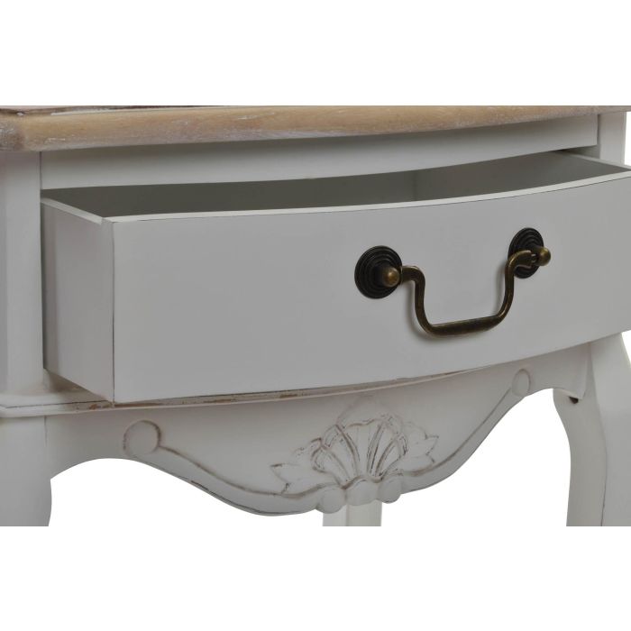 DKD Home Decor Mesita de Noche Tradicional Versalles3 Blanco Natural Madera 48 x 35 x 69 cm 2 DKD Home Decor Mesita de Noche Tradicional Versalles3 Blanco Natural Madera 48 x 35 x 69 cm 2