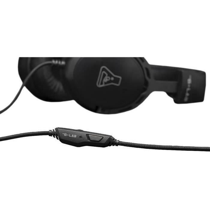 Auriculares Gaming con Cable - THE G-LAB - KORP TITANIUM - Micrófono - PC/PS4/Xbox One - Negro 4 Auriculares Gaming con Cable - THE G-LAB - KORP TITANIUM - Micrófono - PC/PS4/Xbox One - Negro 4