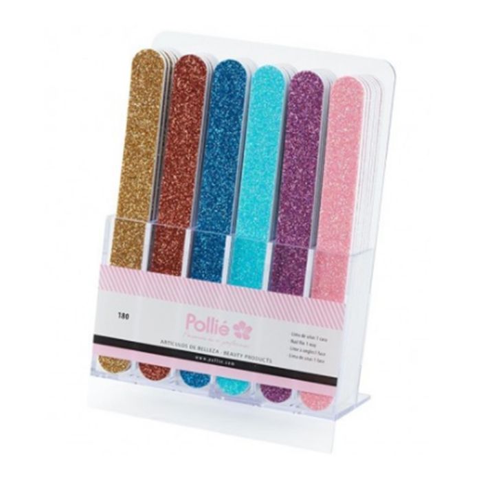 Eurostil Expositor pack limas colores 42un Eurostil Expositor pack limas colores 42un