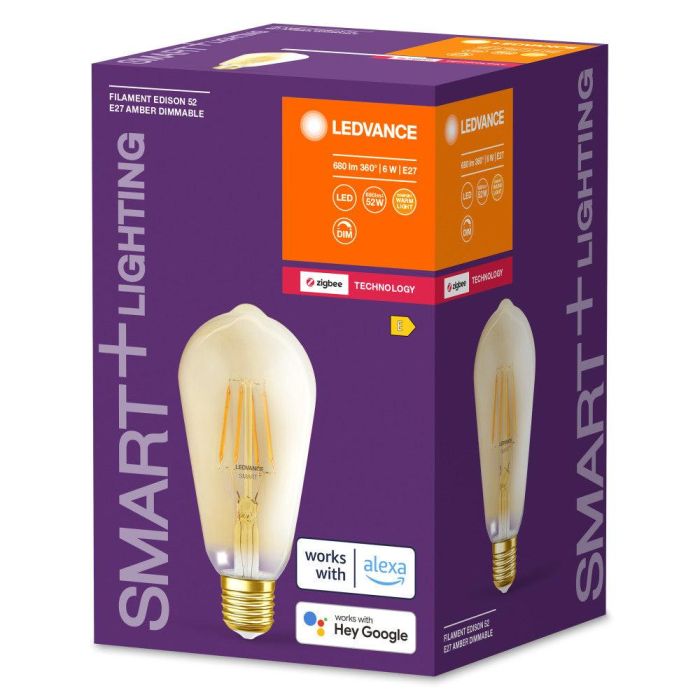 [LVE-4058075729223] Ledvance "SMART" Bombilla LED E27 6W 680Lm 2400K IP20 Regulable 1