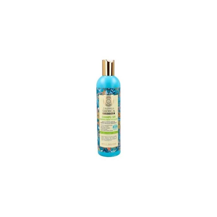 Oblepikha Champú Rizos Definidos Sin Sulfato 400ml - Con Espino Amarillo de Altái y Argán para Cabello Rizado y Ondulado