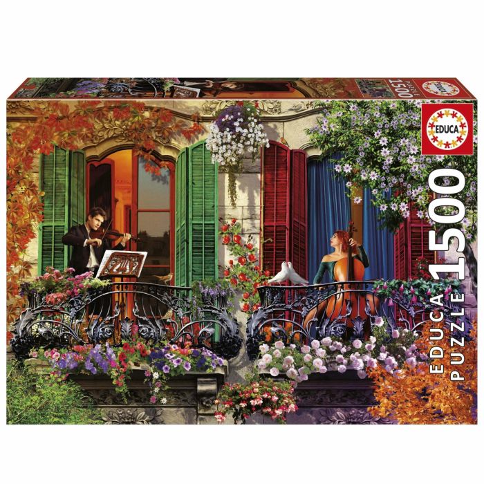 Educa Puzzle 1500 piezas Serenade con cola especial FIX PUZZLE® y material de cartón resistente, para 1 jugador, +14 años.