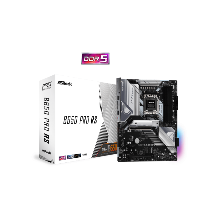 ASRock B650 Pro RS Placa Base ATX AMD B650 Socket AM5 DDR5 90-MXBL10-A0UAYZ 0 ASRock B650 Pro RS Placa Base ATX AMD B650 Socket AM5 DDR5 90-MXBL10-A0UAYZ 0
