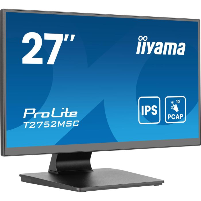 iiyama T2752MSC-B1AG Monitor Táctil 27" Full HD IPS 1920x1080 HDMI DP 5ms Negro 1 iiyama T2752MSC-B1AG Monitor Táctil 27" Full HD IPS 1920x1080 HDMI DP 5ms Negro 1