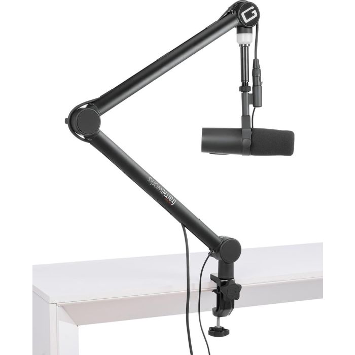Soporte De Micro Profesional Sobremesa Con Luz ?On-Air? 3