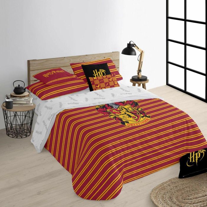 Funda Nórdica Harry Potter Gryffindor Shield Multicolor 175 Hilos 260 x 240 cm Cama de 180 6