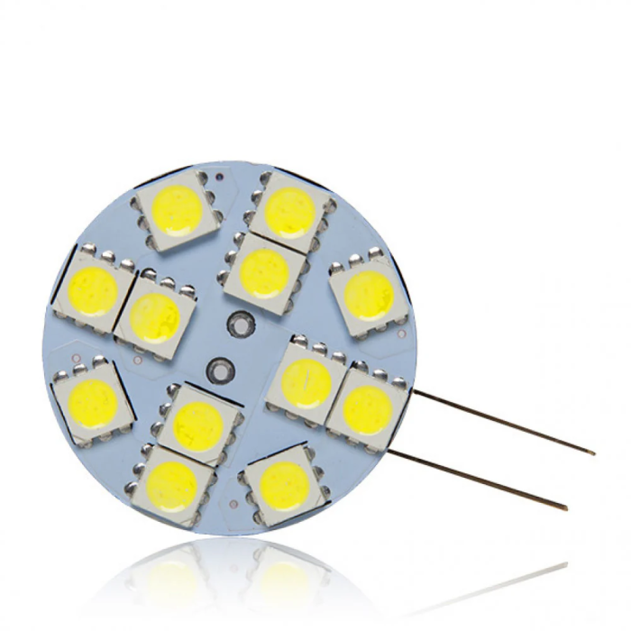 Bombilla LED G4 2.4W 180Lm 6000K 40.000H [KD-G4-12-2,4W-5050SMD-CW]