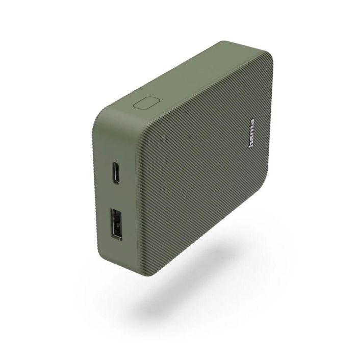 Powerbank Hama FABRIC10 10K Verde 10000 mAh Powerbank Hama FABRIC10 10K Verde 10000 mAh