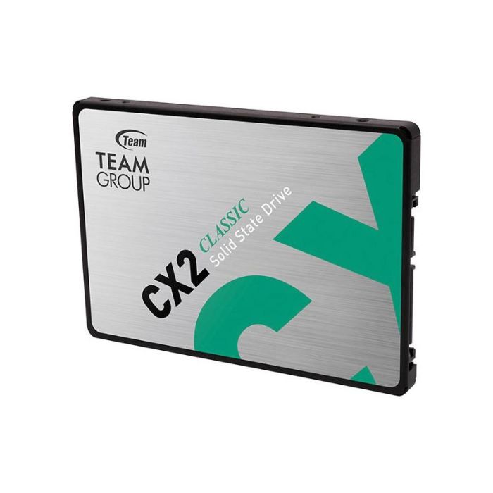 Teamgroup CX2 Disco Duro Interno Sólido SSD 1TB 2.5 pulgadas SATA3 Memoria 3D NAND Velocidad hasta 540MB/s Lectura 1 Teamgroup CX2 Disco Duro Interno Sólido SSD 1TB 2.5 pulgadas SATA3 Memoria 3D NAND Velocidad hasta 540MB/s Lectura 1