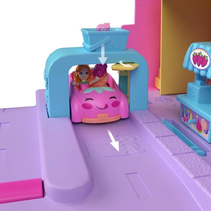 Mercado Pollyville Polly Pocket Hrd45 Mattel 3 Mercado Pollyville Polly Pocket Hrd45 Mattel 3