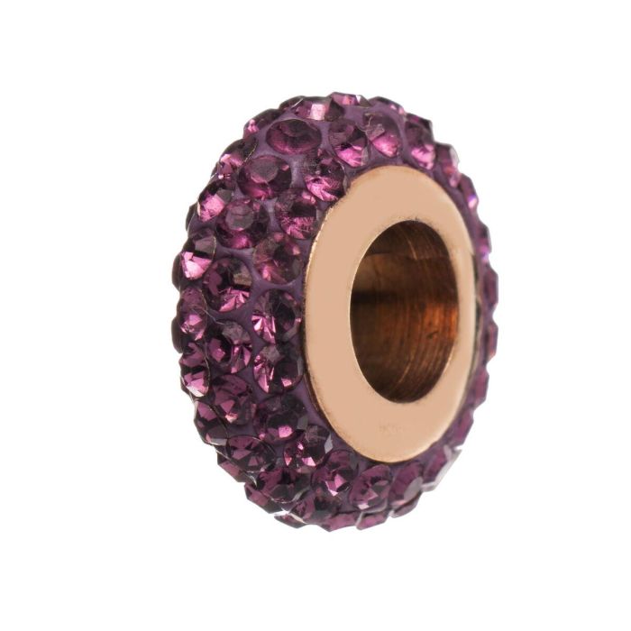 Abalorio Mujer Folli Follie 3P0T024RV Morado 1,5 cm Abalorio Mujer Folli Follie 3P0T024RV Morado 1,5 cm