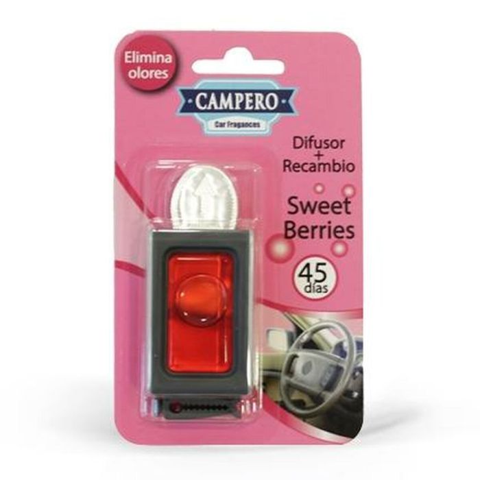 Ambientador para Coche VINFER Frutos rojos (8 Unidades) 1 Ambientador para Coche VINFER Frutos rojos (8 Unidades) 1