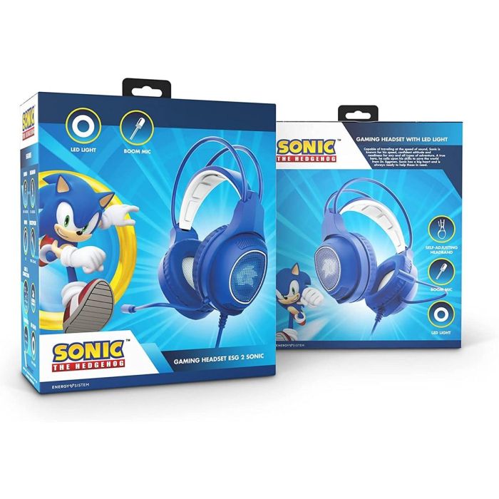Auriculares con Micrófono Energy Sistem Gaming 2 Sonic Azul 4