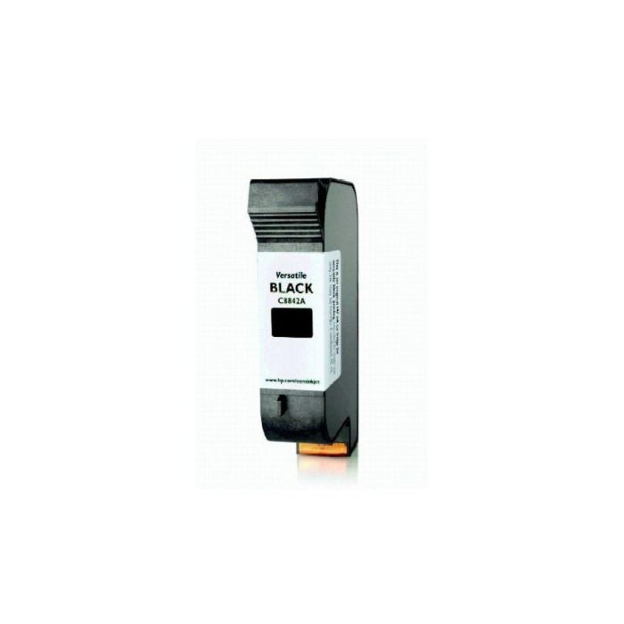 HP Cartucho Tinta Negra Versátil para Medios Porosos y No Porosos, Secado Rápido, Alta Velocidad, Base Agua