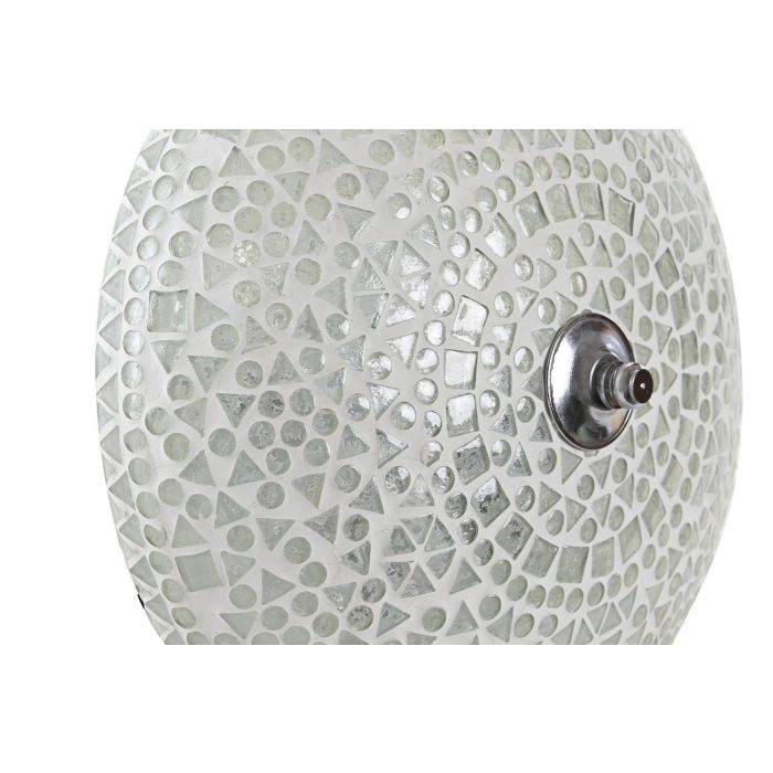 DKD Home Decor Lámpara Aplique Árabe Blanco 13 x 26 x 26 cm (4 Unidades) 2