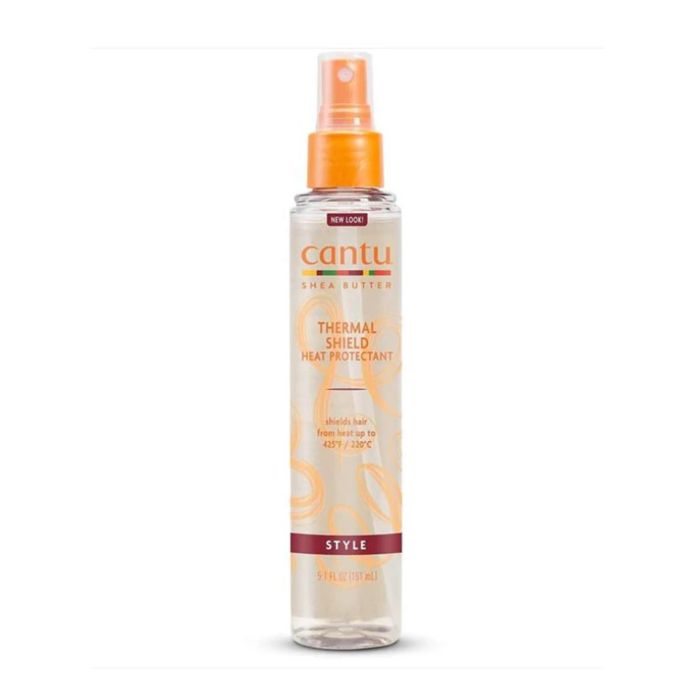 Cantu Shea Butter Thermal Shield Heat Protectant 151ml – Protector Térmico con Manteca de Karité hasta 425°F para Peinado