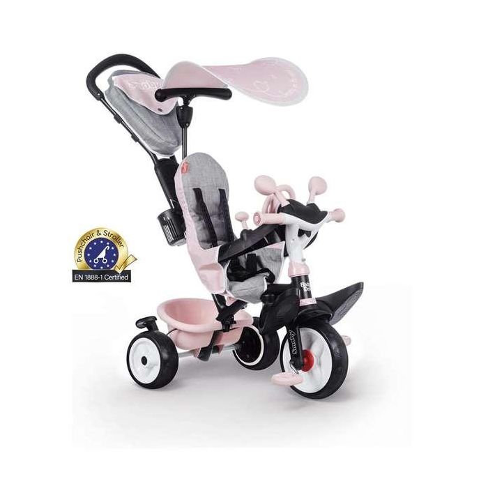 Triciclo Baby Driver Plus Rosa - SMOBY 13 Triciclo Baby Driver Plus Rosa - SMOBY 13