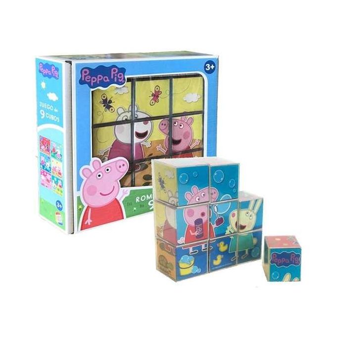 Rompecabezas peppa pig 9 cubos. 20x20x5 cm 2 Rompecabezas peppa pig 9 cubos. 20x20x5 cm 2