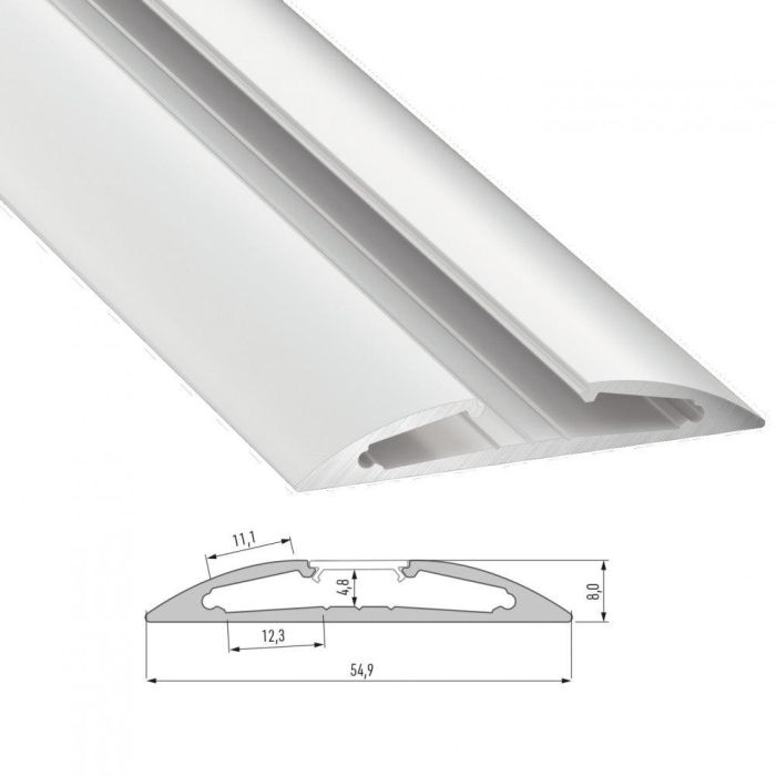Perfíl Aluminio Tipo RETO 2,02M Perfíl Aluminio Tipo RETO 2,02M
