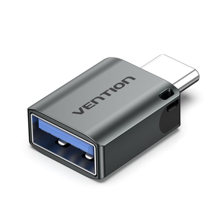 Vention CDQH0 Adaptador USB-C Macho a USB-A Hembra 3.0, 5 Gbps, Gris, Carcasa de Aleación de Aluminio 2 Vention CDQH0 Adaptador USB-C Macho a USB-A Hembra 3.0, 5 Gbps, Gris, Carcasa de Aleación de Aluminio 2