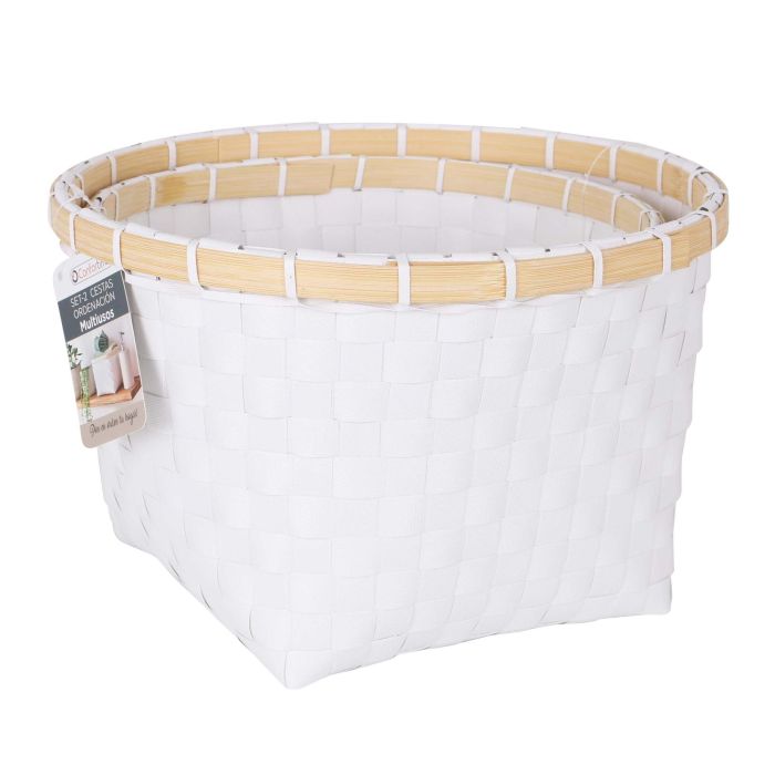 Confortime Set de 2 Cestas de Ordenación Redondas en PP (6 Unidades) 2