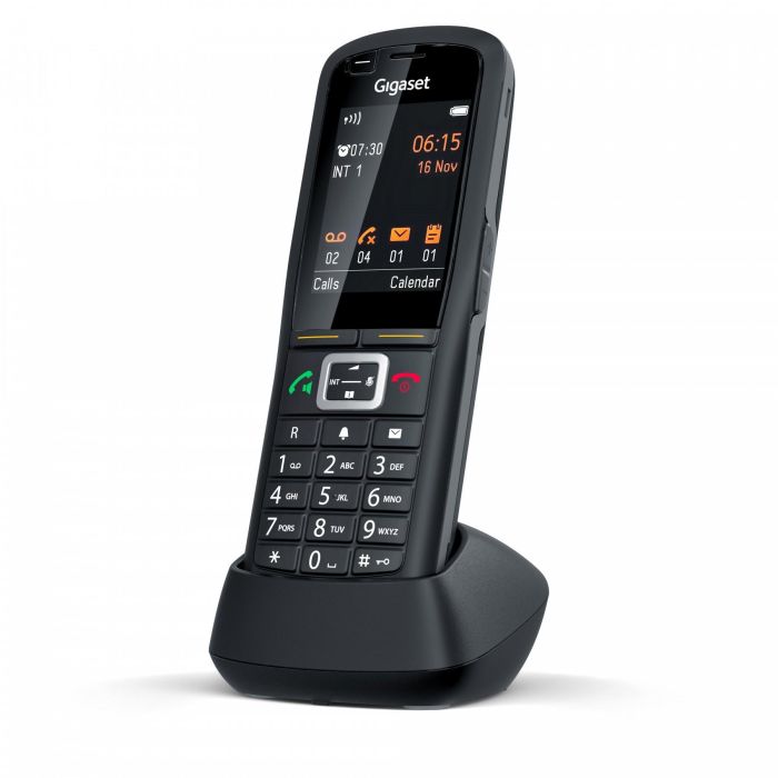 Gigaset R700H Pro Teléfono DECT Inalámbrico Profesional, Resistente Polvo/Golpes/Agua, 13h Conversación, 500 Contactos, Negro 2 Gigaset R700H Pro Teléfono DECT Inalámbrico Profesional, Resistente Polvo/Golpes/Agua, 13h Conversación, 500 Contactos, Negro 2