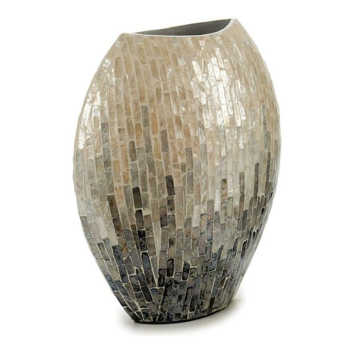 Jarrón Gris Degradado (15 x 35 x 32 cm) 1 Jarrón Gris Degradado (15 x 35 x 32 cm) 1