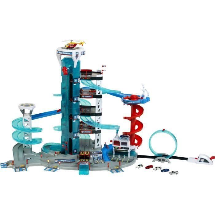 Juguete de garaje - KLEIN - Garage Bosch Car Service Mega Universe - Incluye varios elementos de juego y 5 vehículos. Juguete de garaje - KLEIN - Garage Bosch Car Service Mega Universe - Incluye varios elementos de juego y 5 vehículos.