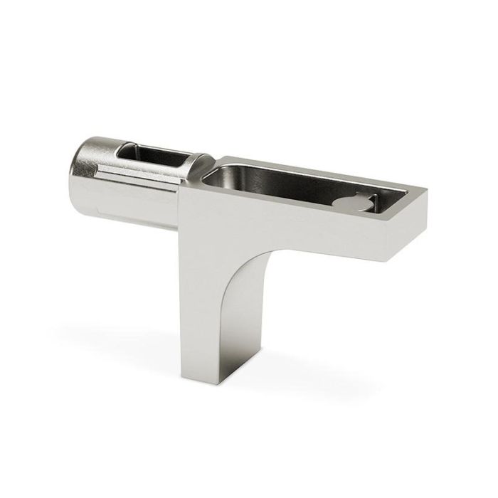 ITALIANA FERRAMENTA Soporte Estante Cristal K-Line Acabado Níquel Set 100 ITALIANA FERRAMENTA Soporte Estante Cristal K-Line Acabado Níquel Set 100